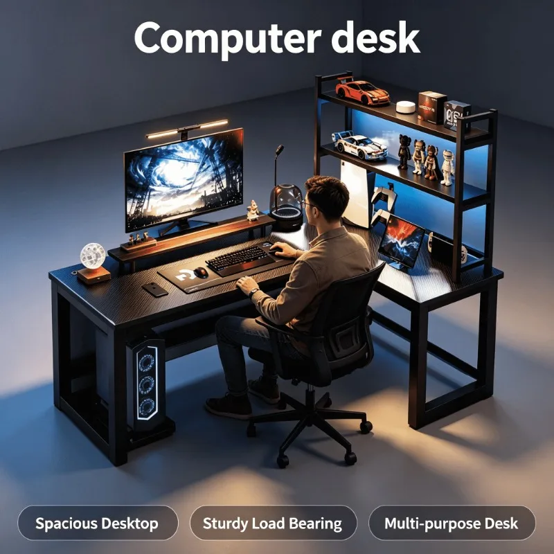 Esports Gaming School - Computer Gaming Desk L Shaped Corner