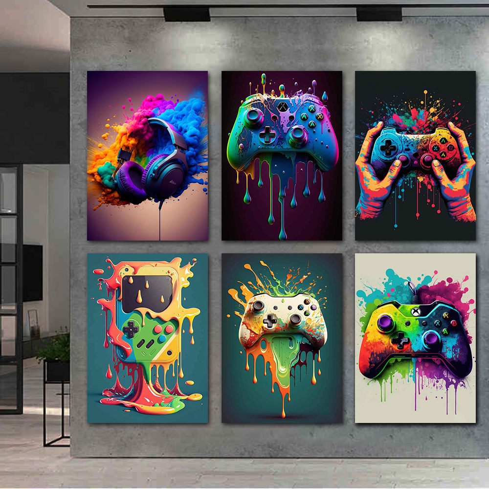 Esports & Gaming Optics Gmbh - Classic Color Game Handle Wall Art