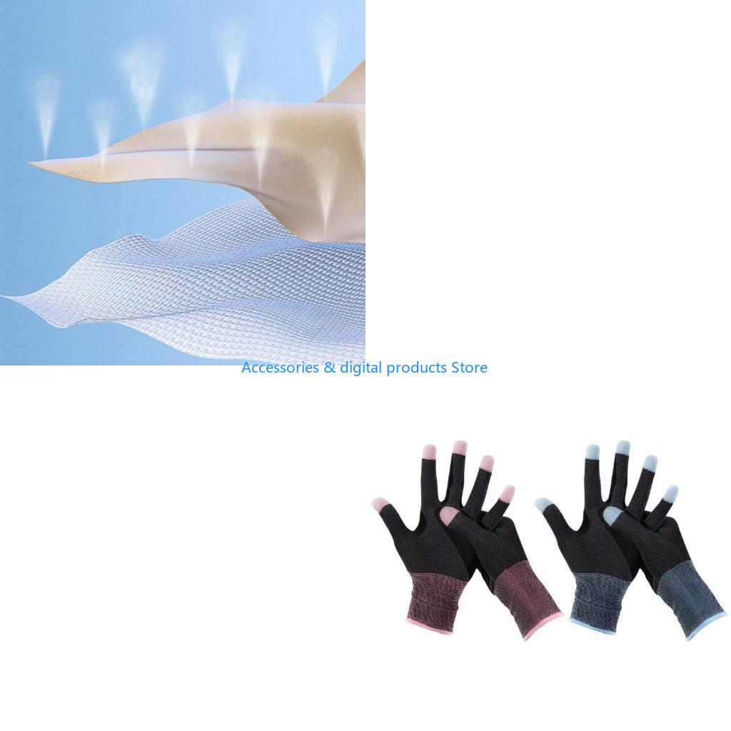 Esports Gaming Finger Sleeve - 77JD 1 Pair Highly Sensitive Five