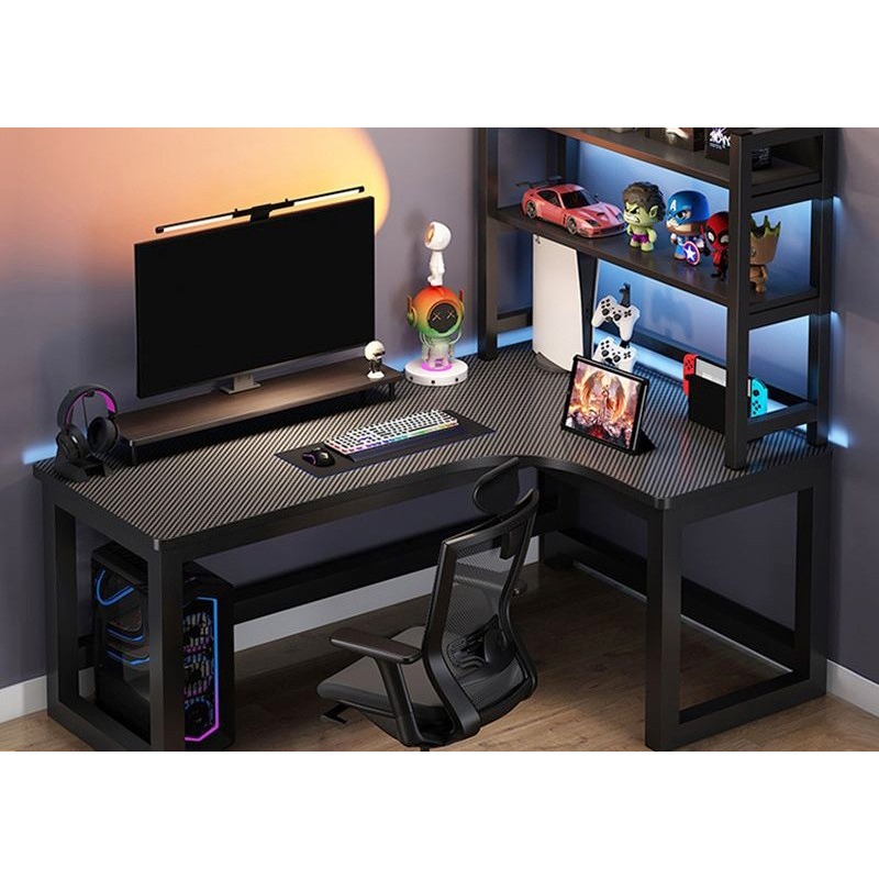 Esports Gaming School - E-sports Table L Shaped Corner Adjustable