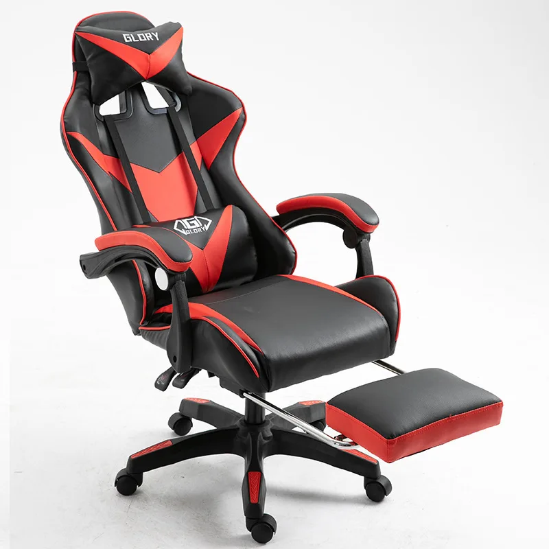 Esports Gaming Cafe - #Gaming chair with footrest, home office
