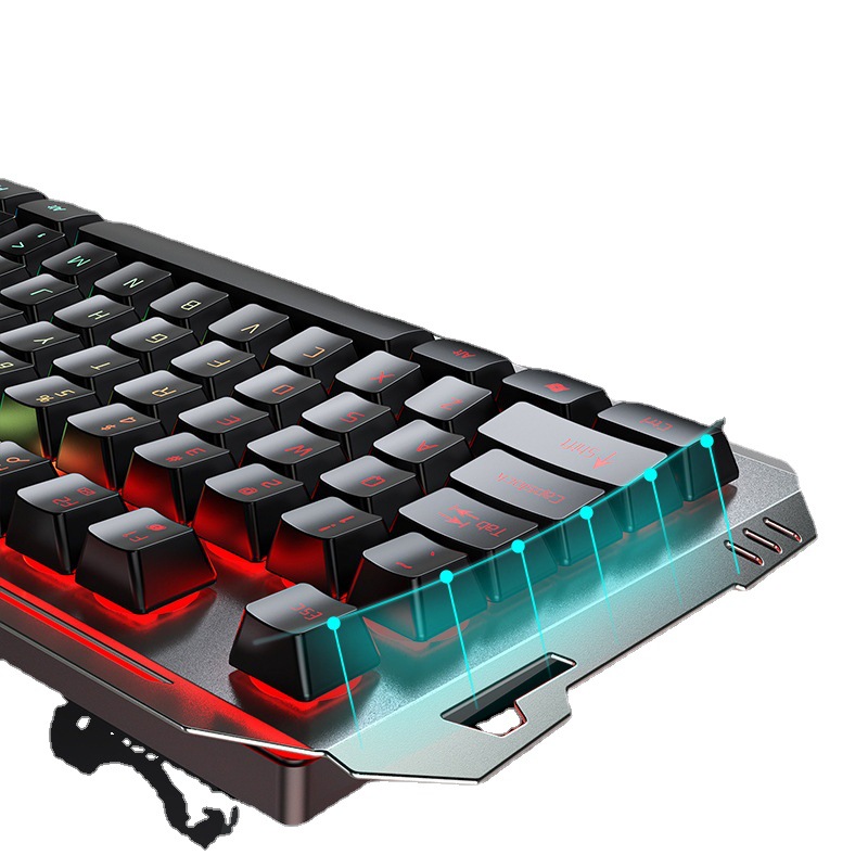 Esports Gaming Cafe - Mechanical gaming keyboard Wired e-sports Internet