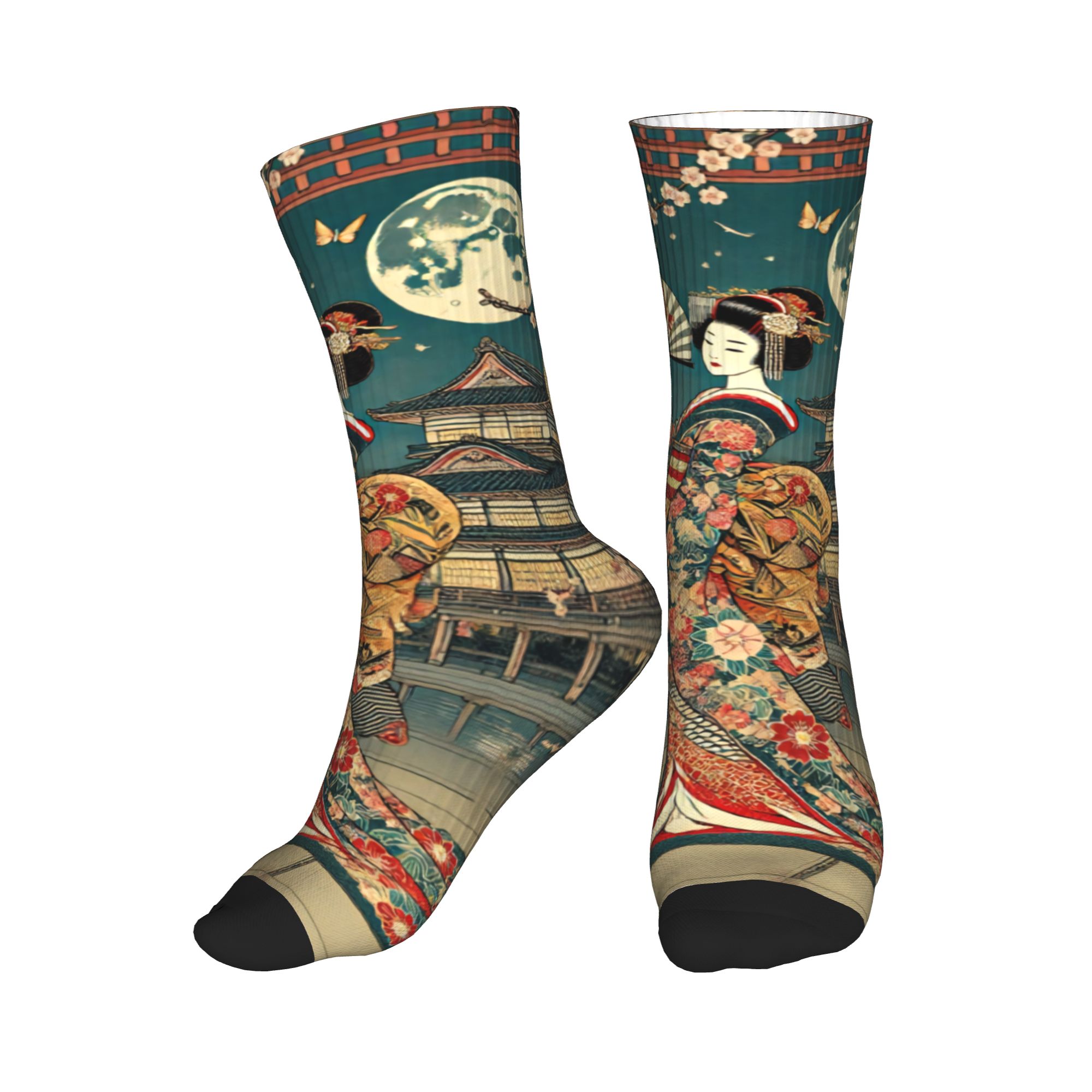 Esports & Gaming Optics Gmbh - Kawaii Three Kimono Ladies Moon Sakura
