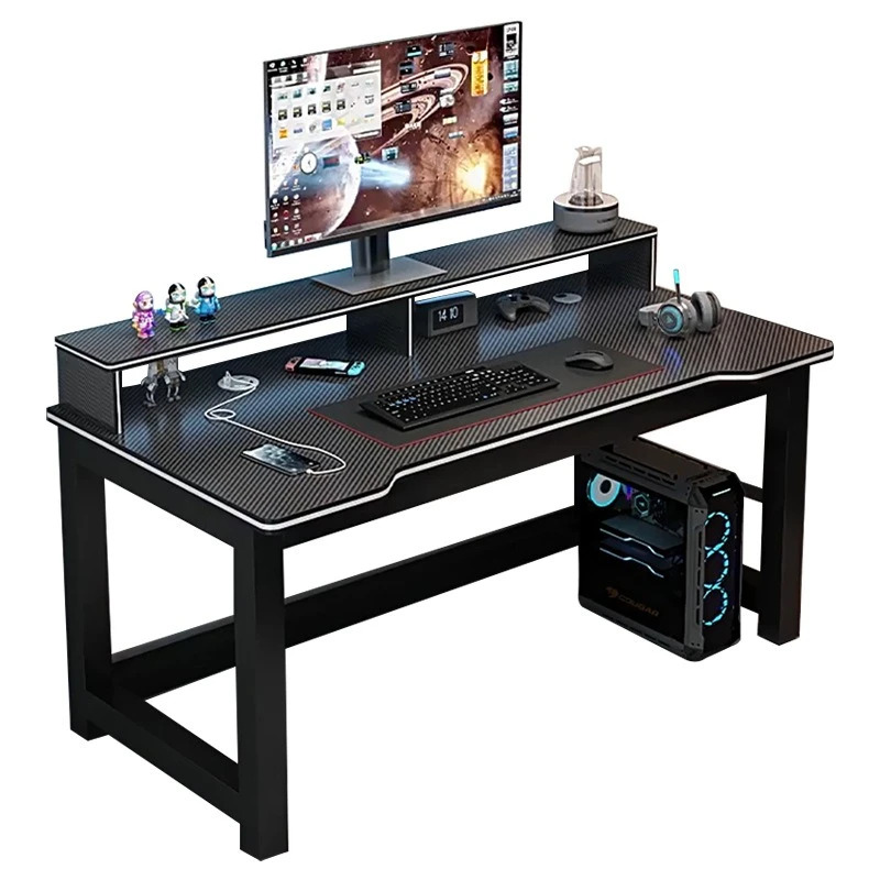 Esports Gaming School - Single desktop computer game table carbon