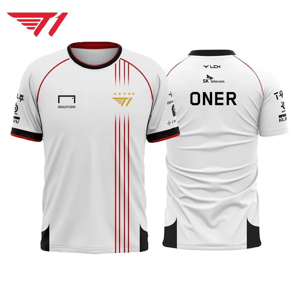 Faker Jersey T1 Team Champion  - Esports Gaming Jersey ulasan dan harga