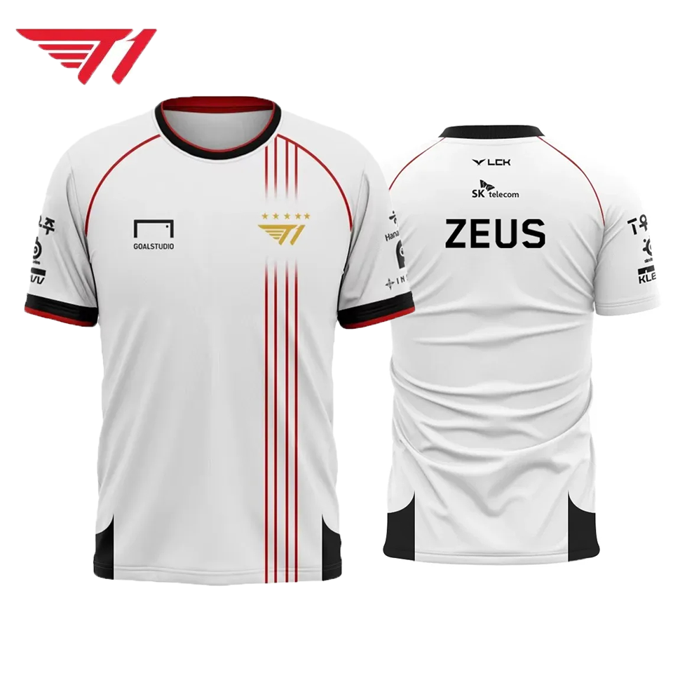 Faker Jersey T1 Team Champion  - Esports Gaming Jersey ulasan dan harga
