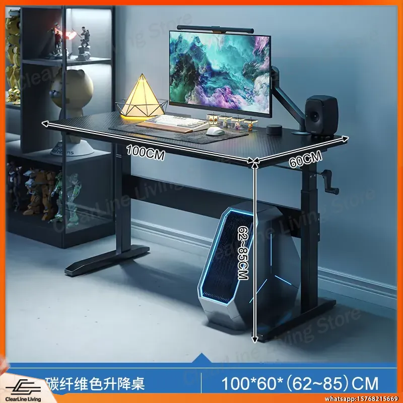 L Shaped Gaming Desk Ergonomic - Esports Gaming Monitor ulasan dan harga