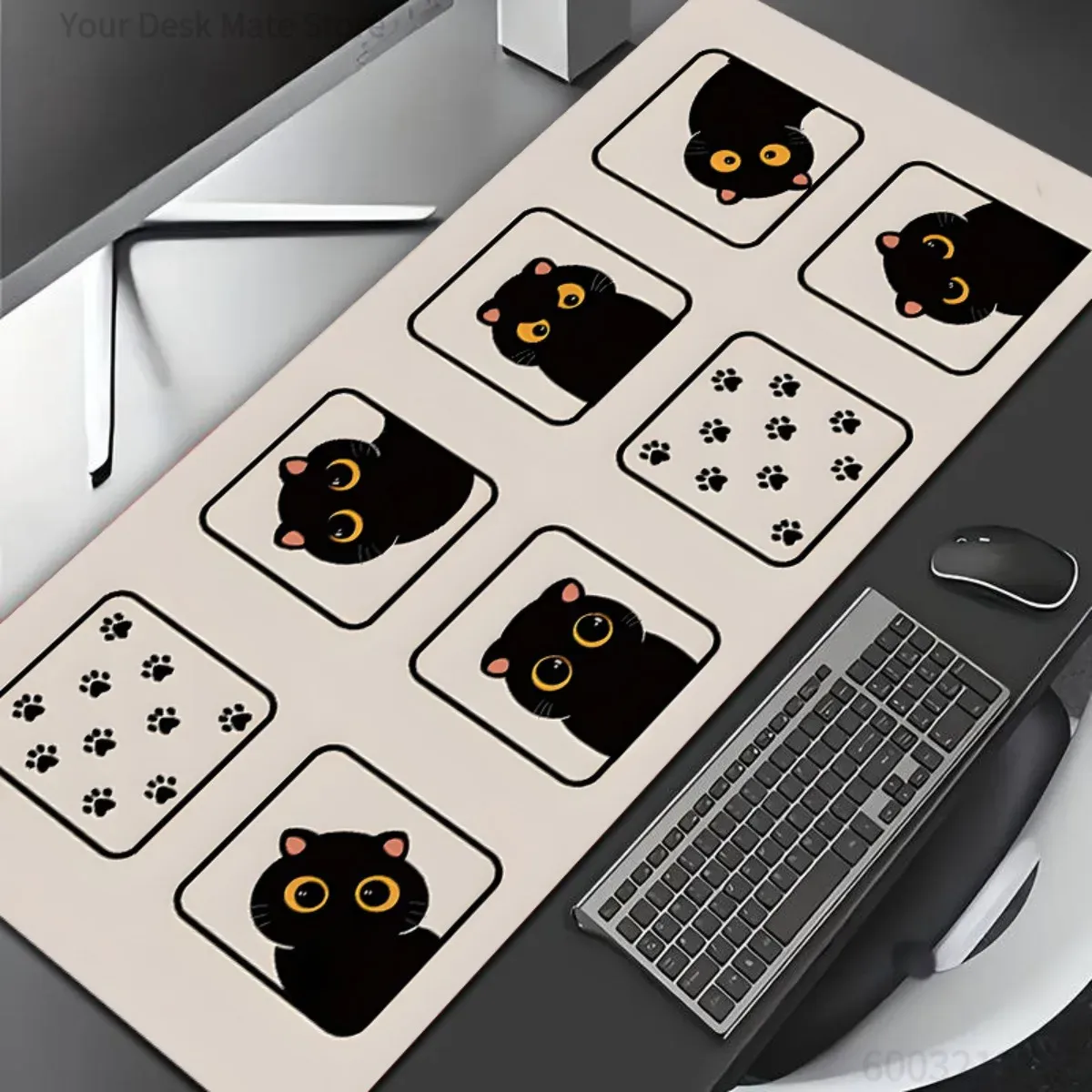 Grid Design Black Cat Gaming M - Esports Gaming School ulasan dan harga