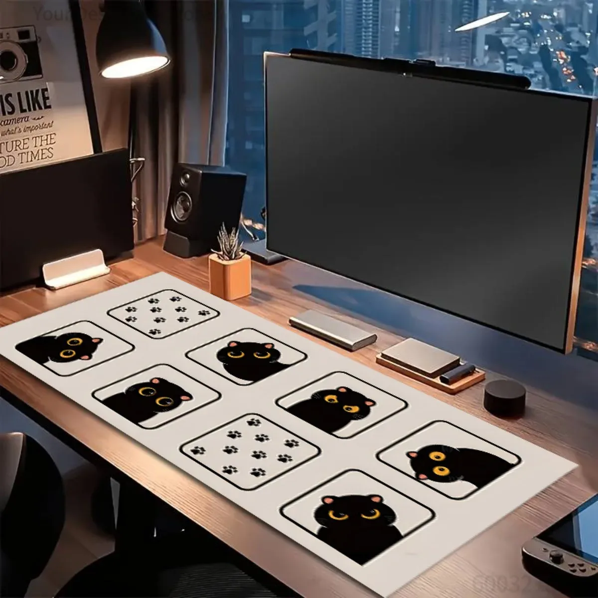 Grid Design Black Cat Gaming M - Esports Gaming School ulasan dan harga