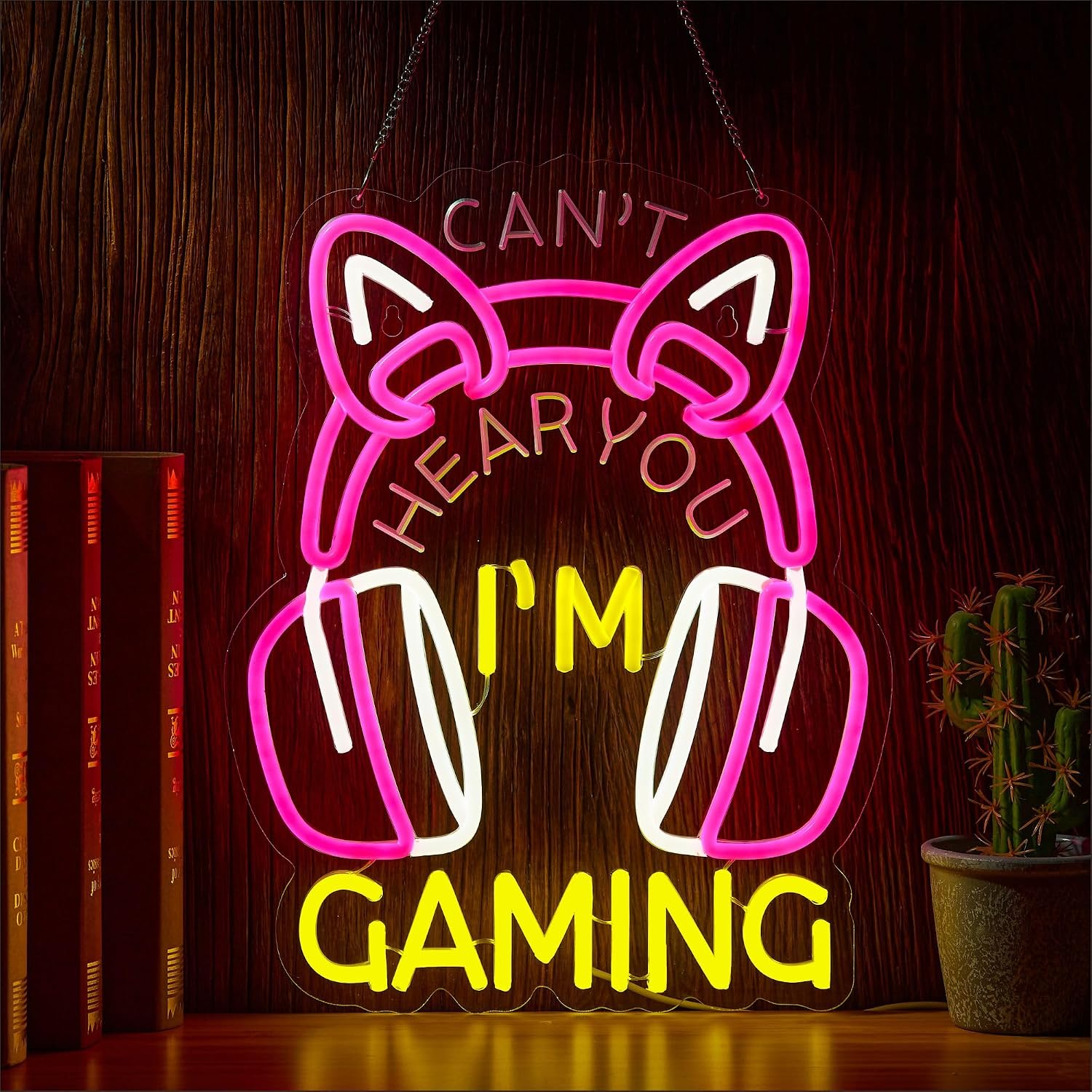 Can't Hear You I'm Gaming Neon - Esports Gaming Cafe ulasan dan harga