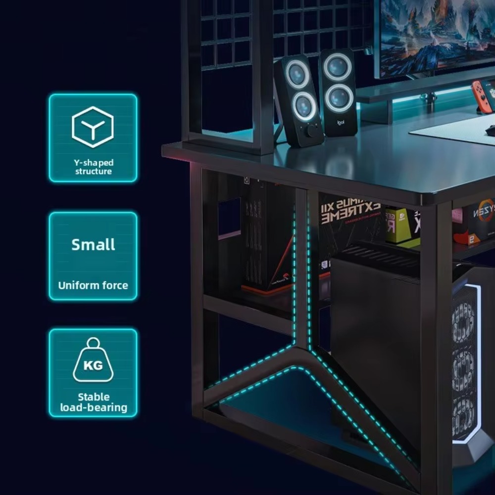Modern Durable Metal+MDF Espor - Esports Gaming School ulasan dan harga