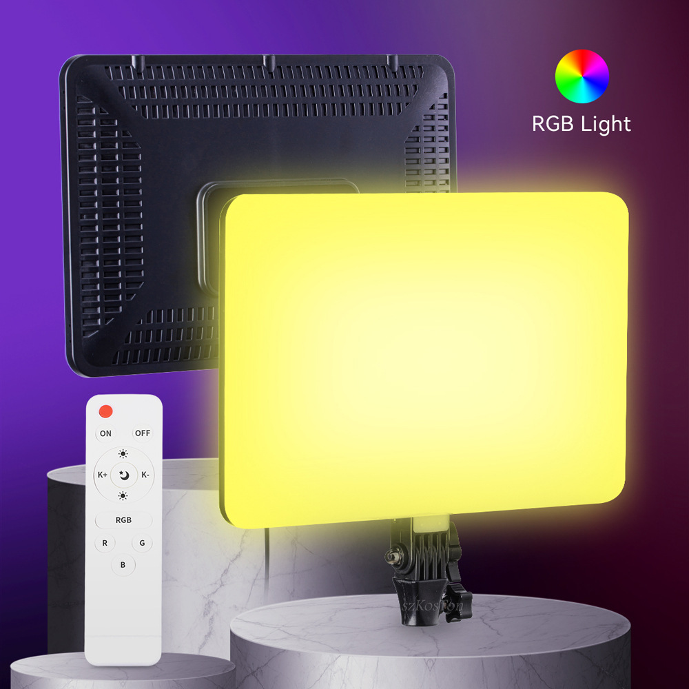 RGB 14'' LED Video Light Remot - Led Light Panel Stream ulasan dan harga