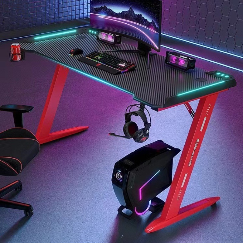 Rgb Carbon Fiber Ambient Light - Esports Gaming Cafe ulasan dan harga