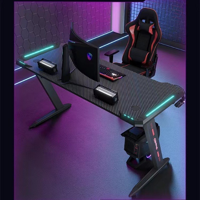 Rgb Carbon Fiber Ambient Light - Esports Gaming Cafe ulasan dan harga