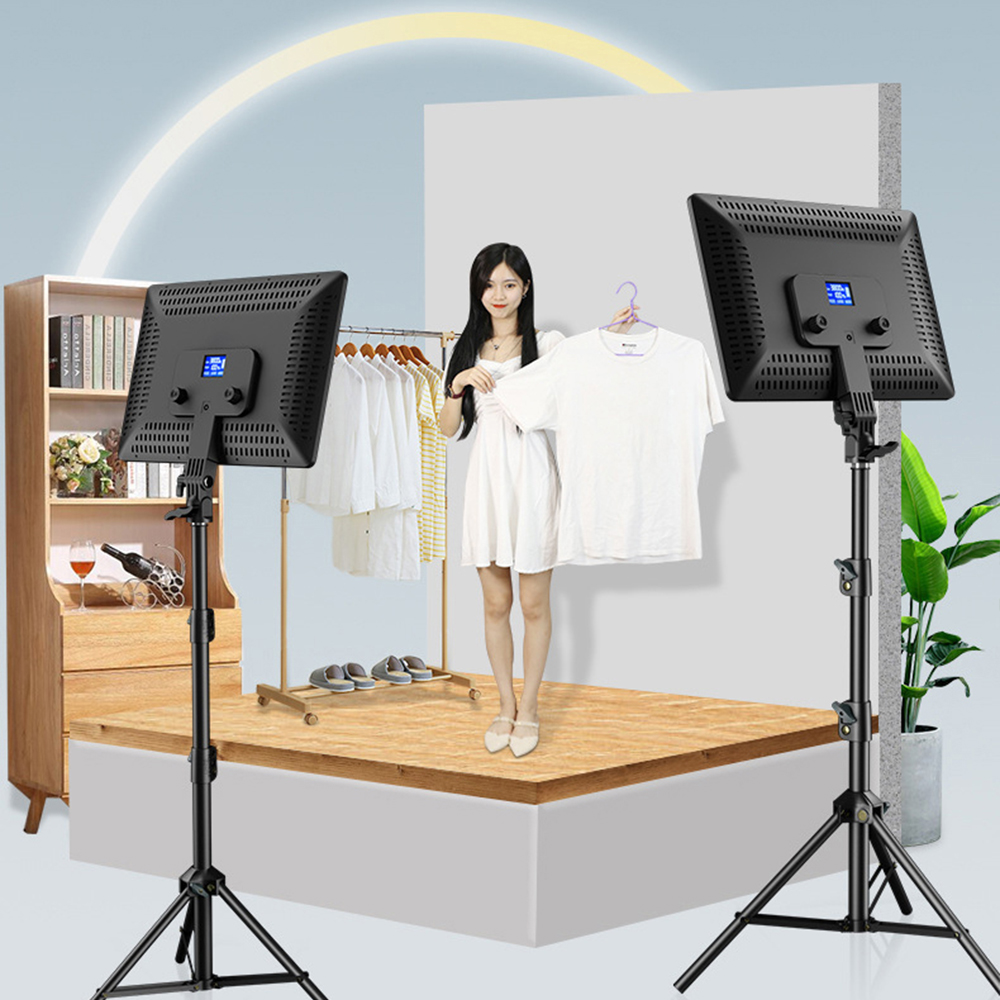 10/14inch LED Video Light Pane - Led Light Panel Stream ulasan dan harga