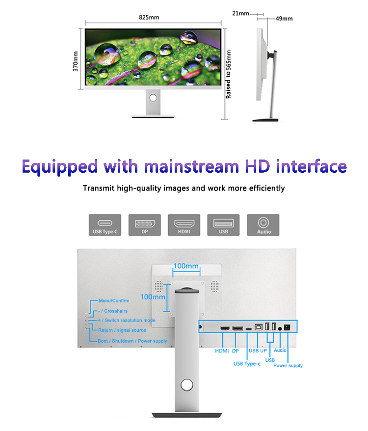 34inch 4K/5K 21:9 Ultra-wide H - Esports Gaming Monitor ulasan dan harga