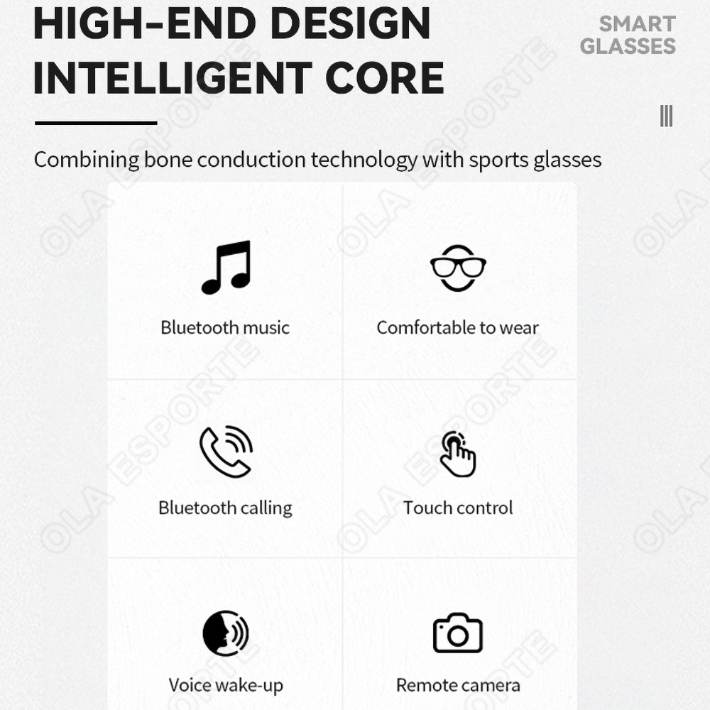NEW Smart Glasses V5.3 Bluetoo - Esports Gamer ulasan dan harga