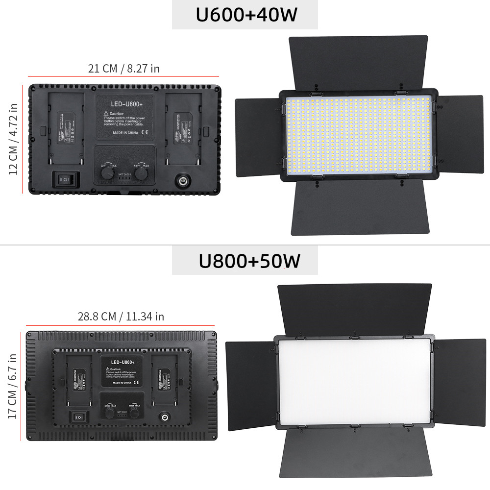 U800 600 LED Video Panel Light - Led Light Panel Stream ulasan dan harga