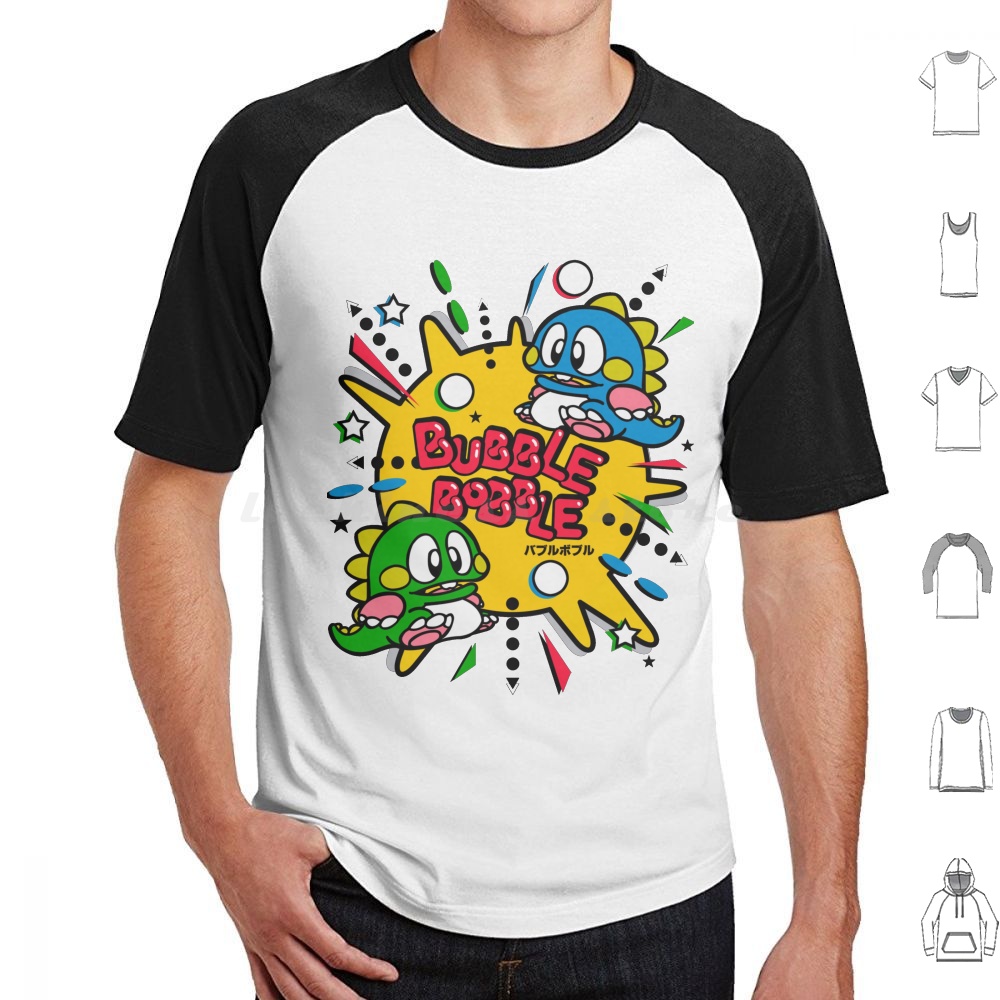 Bubble Bobble T Shirt Men Wome - Esports Gamer ulasan dan harga