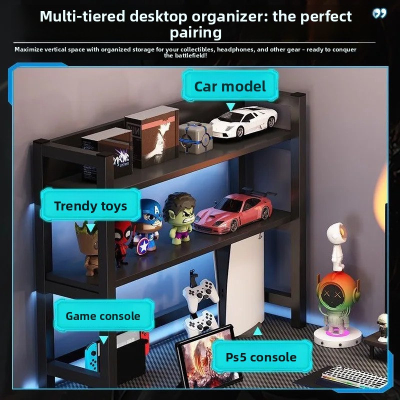 E-sports Table L Shaped Corner - Esports Gaming School ulasan dan harga