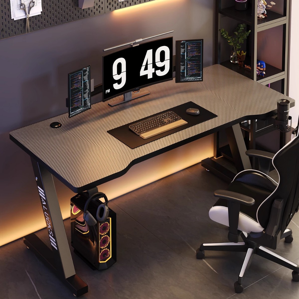 Home Office Computer Desk Smar - Esports Gaming School ulasan dan harga