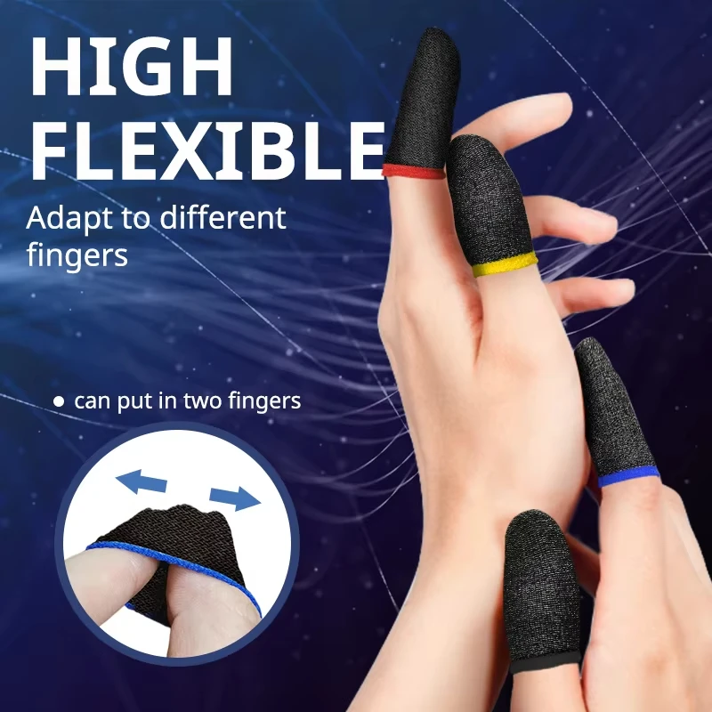 20PCS Knitted Gaming Finger Co - Esports Gaming Finger Sleeve ulasan dan harga