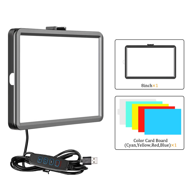 LED Video Light Dimmable Selfi - Led Light Panel Stream ulasan dan harga