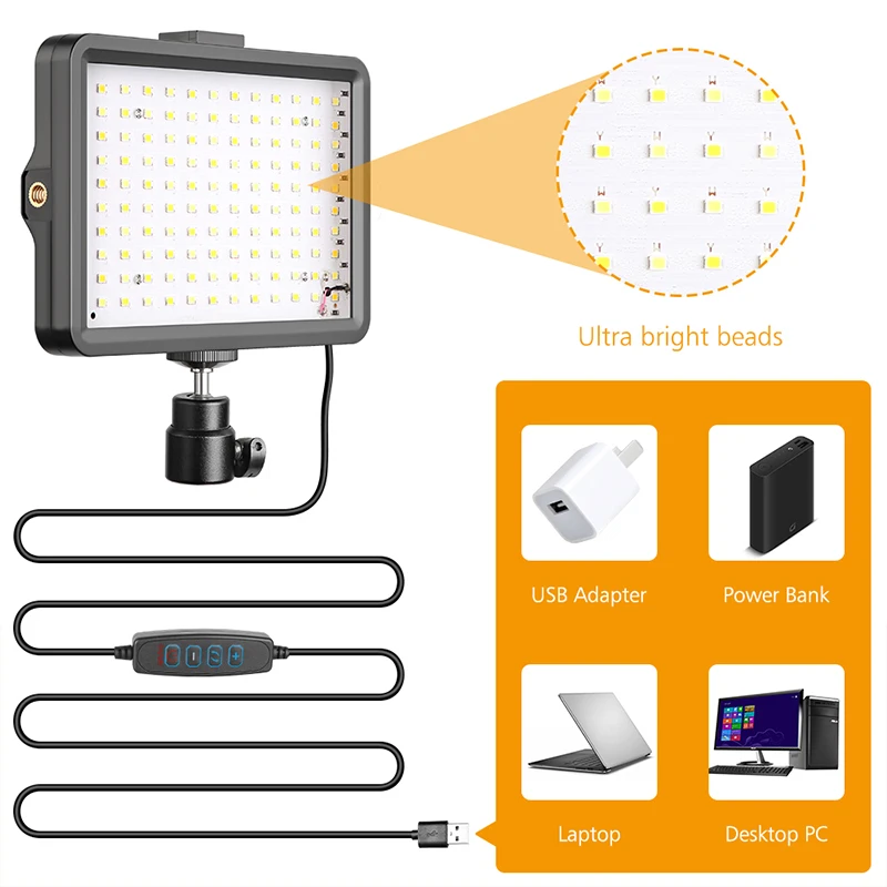 LED Video Light Dimmable Selfi - Led Light Panel Stream ulasan dan harga