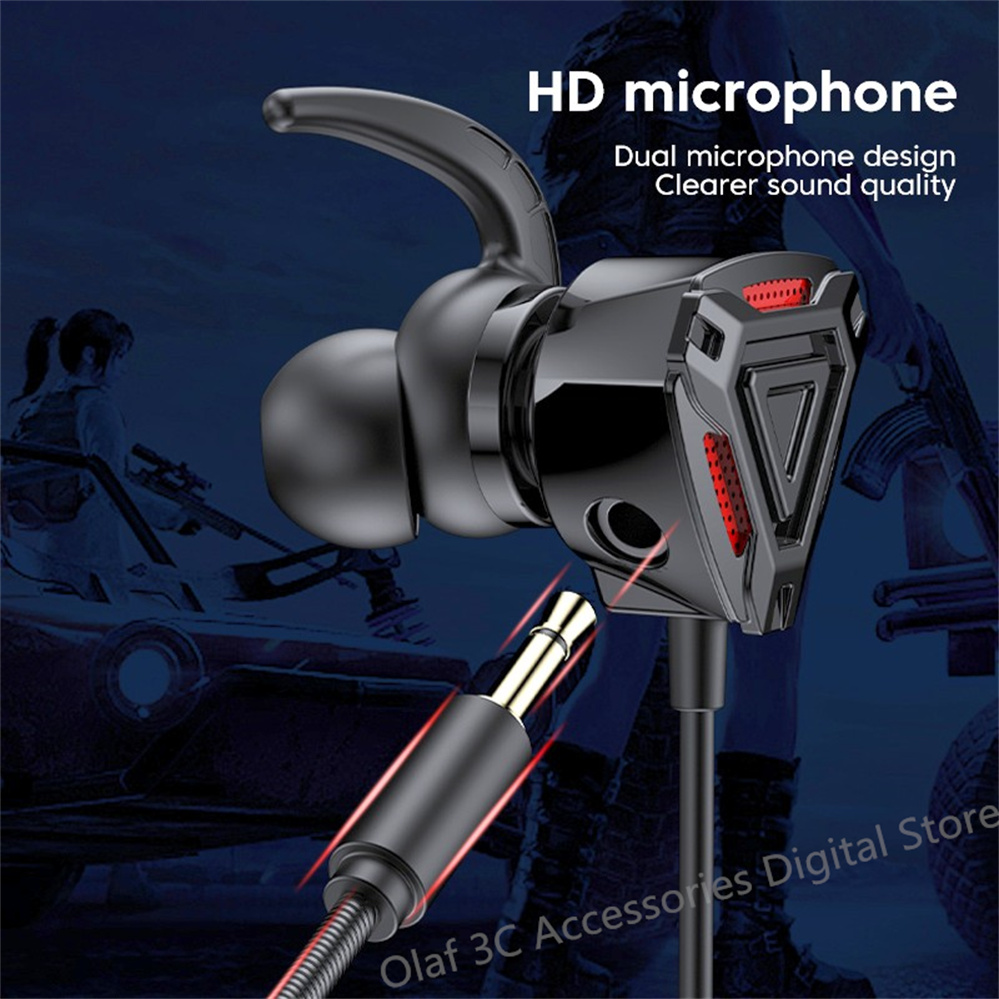 OLAF 3.5mm Wired Headphones Ga - Esports Gaming Monitor ulasan dan harga