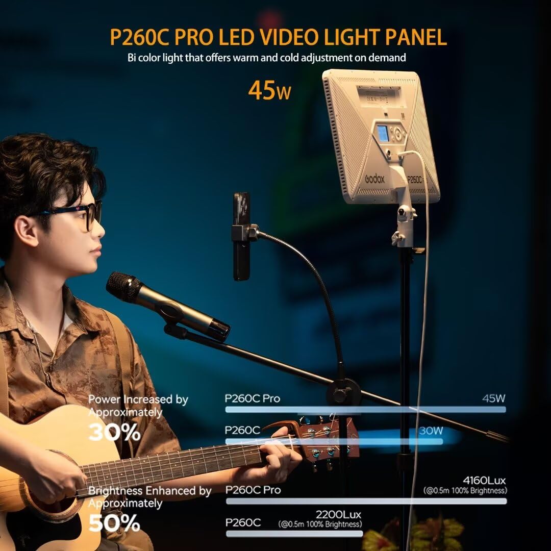 Godox P260C Pro LED Video Ligh - Led Light Panel Stream ulasan dan harga