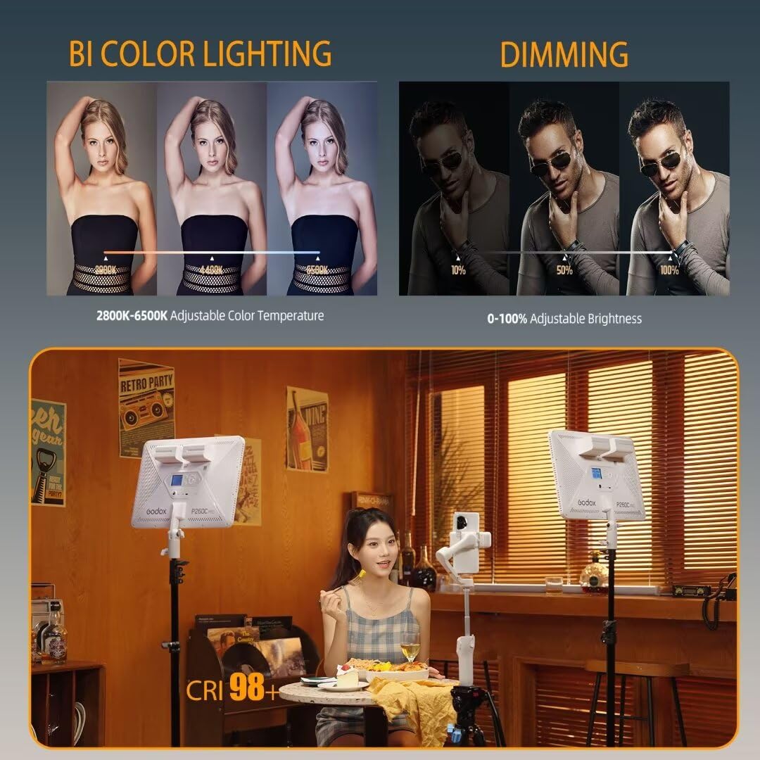 Godox P260C Pro LED Video Ligh - Led Light Panel Stream ulasan dan harga