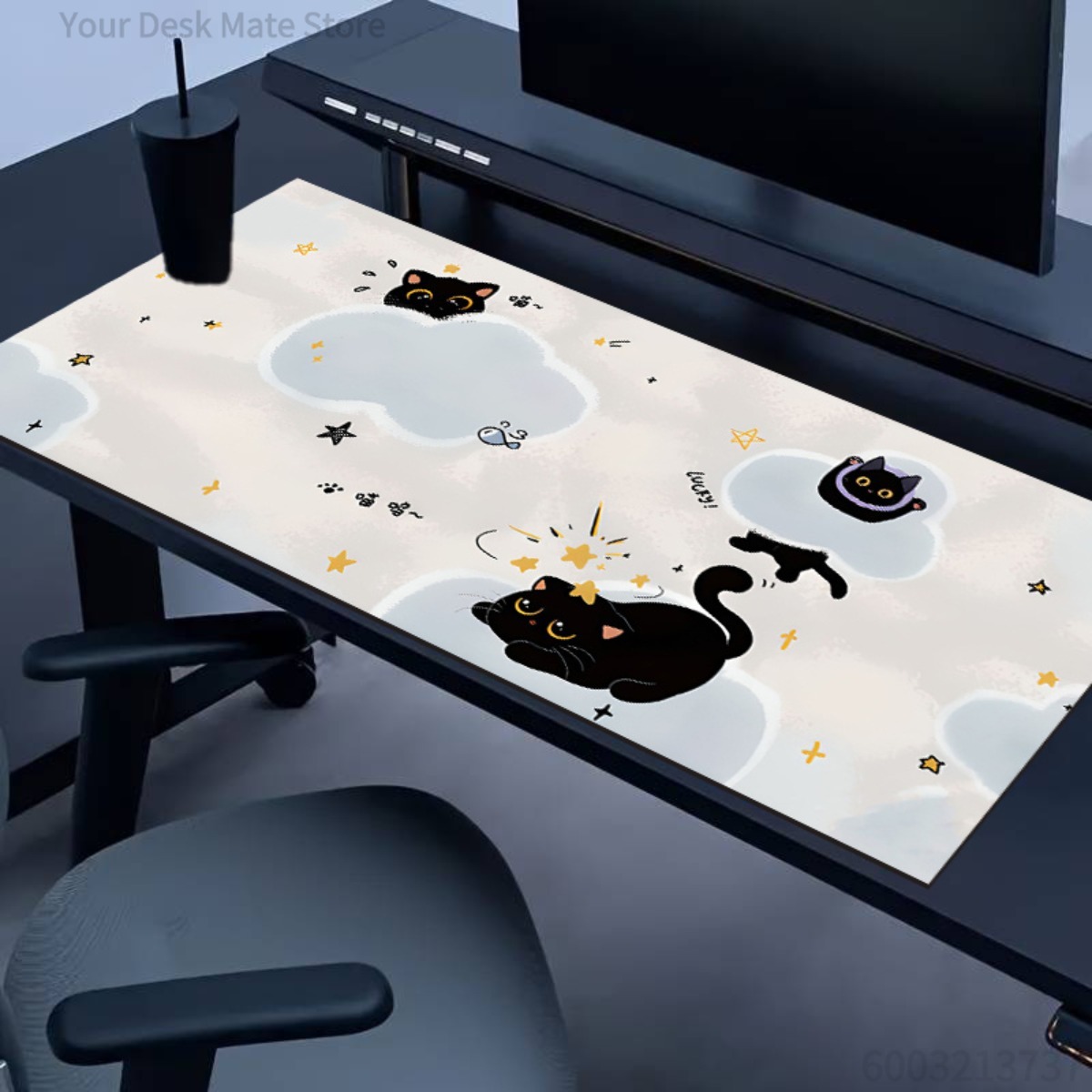 Rubber Smooth Desk Mouse Pad B - Esports Gaming School ulasan dan harga
