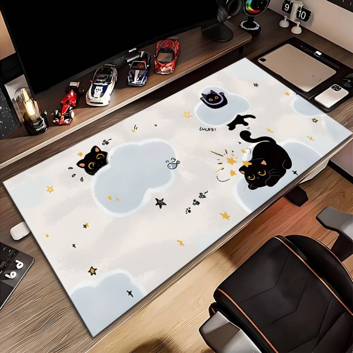 Rubber Smooth Desk Mouse Pad B - Esports Gaming School ulasan dan harga