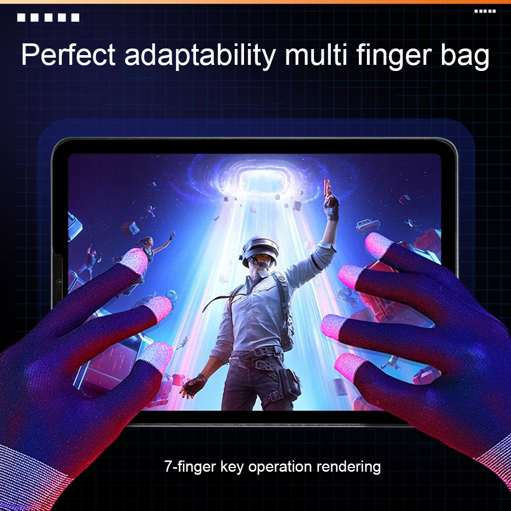 1 Pair Game Playing Gloves Hig - Esports Gaming Finger Sleeve ulasan dan harga