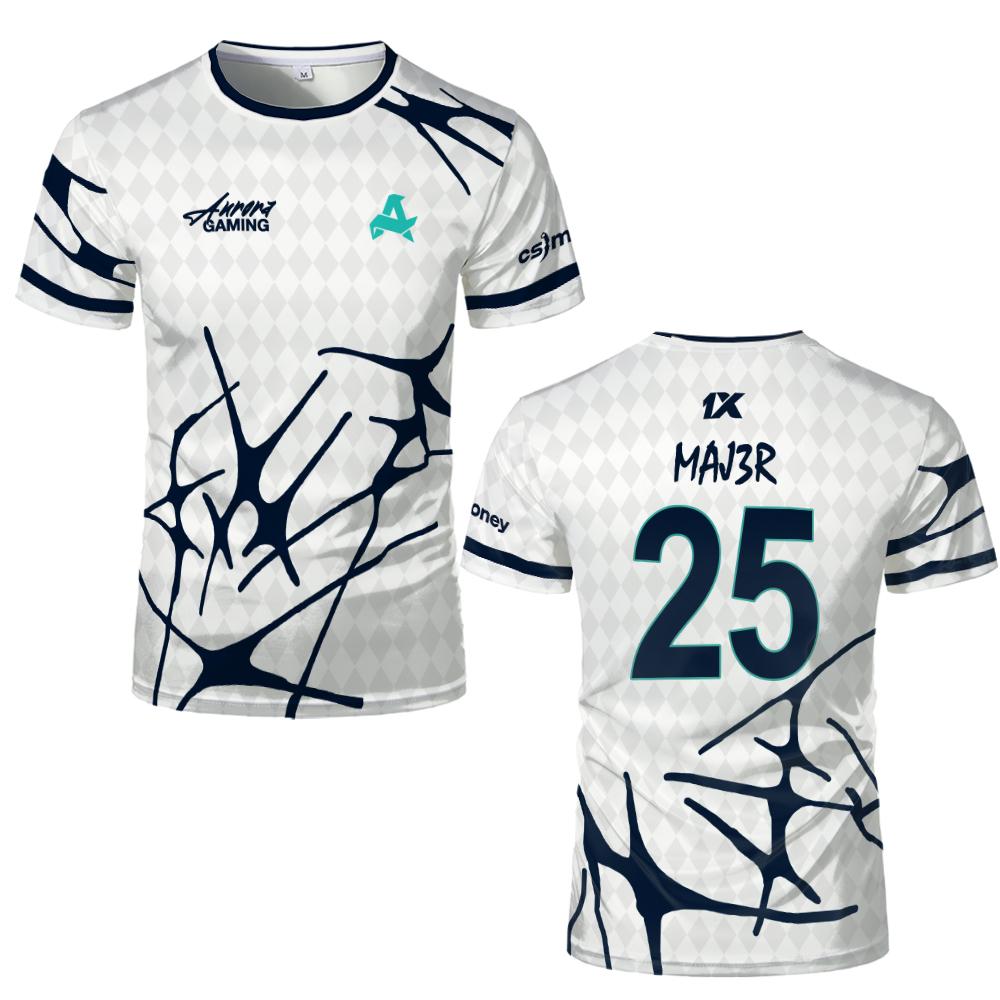 Esports Team Aurora Gaming Jer - Esports Gaming Jersey ulasan dan harga