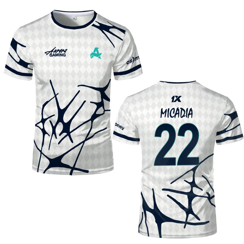 Esports Team Aurora Gaming Jer - Esports Gaming Jersey ulasan dan harga