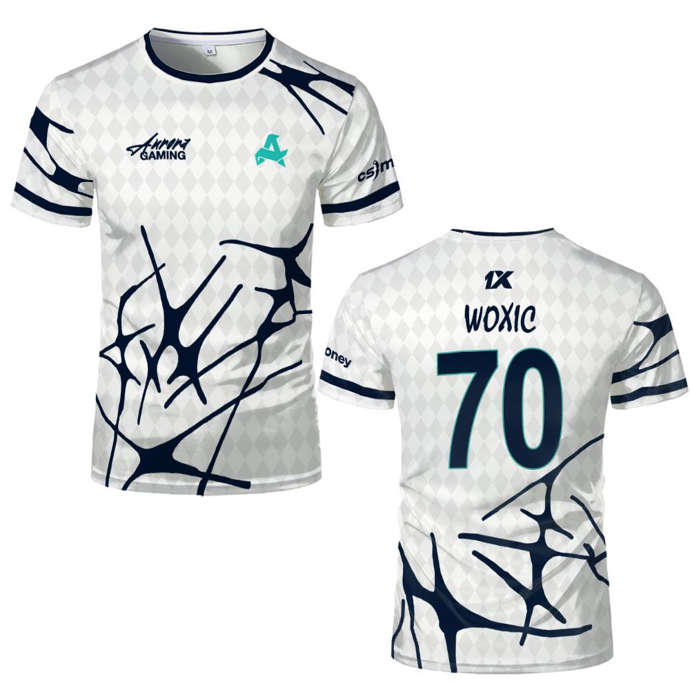 Esports Team Aurora Gaming Jer - Esports Gaming Jersey ulasan dan harga
