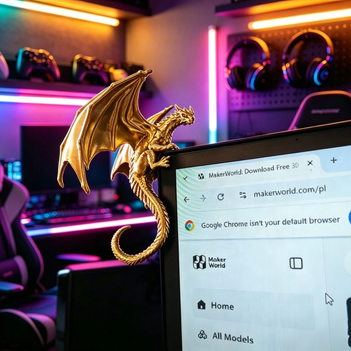 Cool Dragon Lying Figure Monit - Esports Gaming Monitor ulasan dan harga