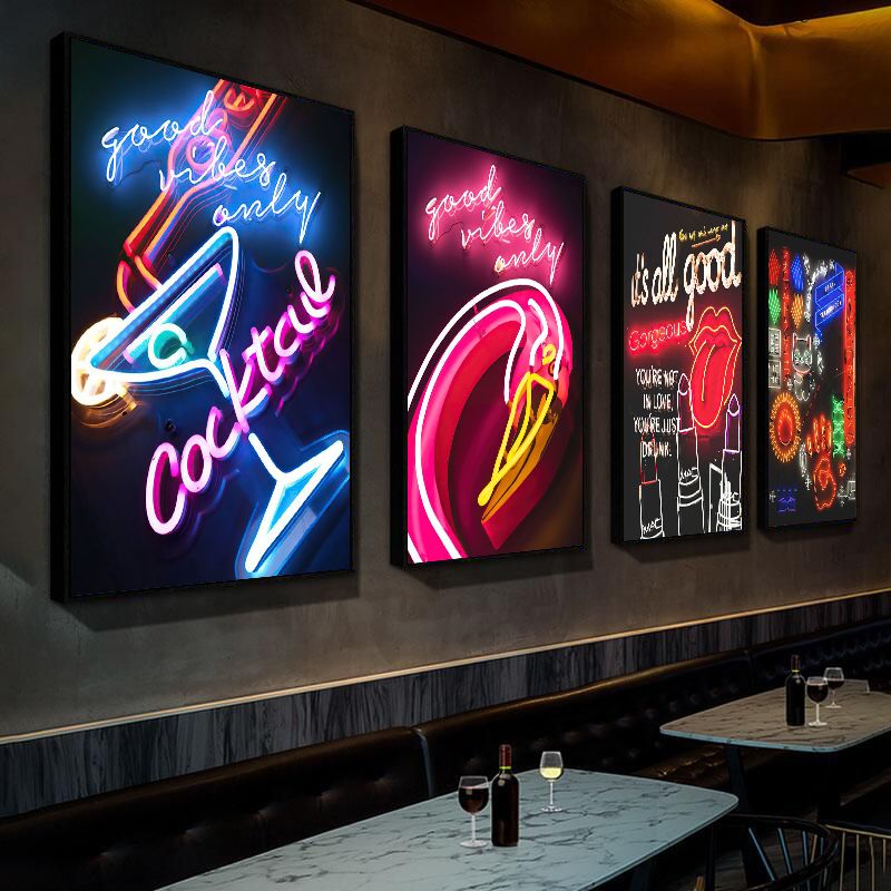 Bar decoration painting Cyberp - Esports & Gaming Optics Gmbh ulasan dan harga