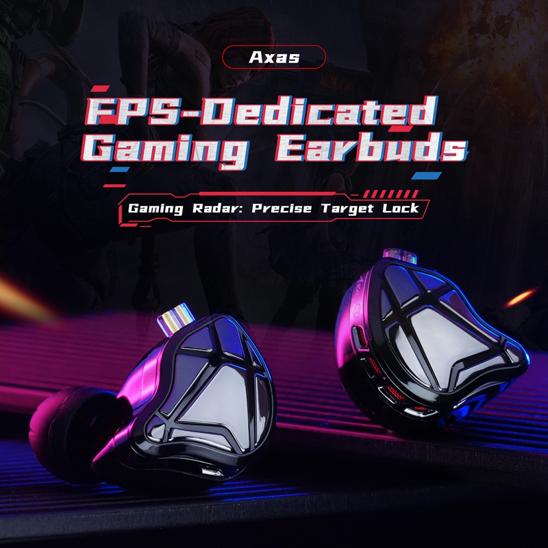  KZ Axas FPS Gaming IEM Headp - Esports Gaming Monitor ulasan dan harga
